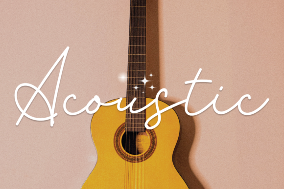 Acoustic Font for Creative Campaigns