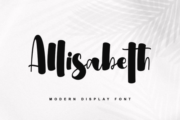 Allisabeth Font: Bold, Handwritten, and Versatile