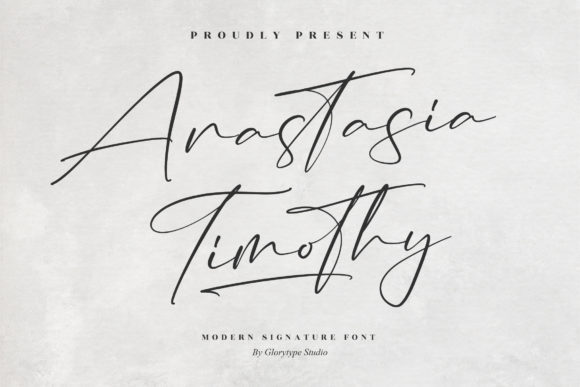 Anastasia Timothy Font for Elegant Branding