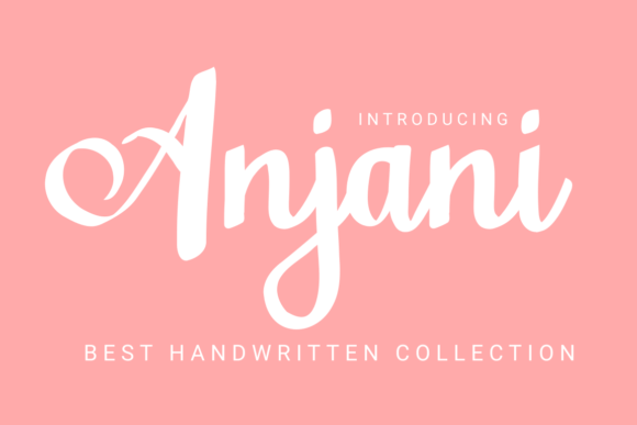 Anjani: A Script Font for Elegant Design