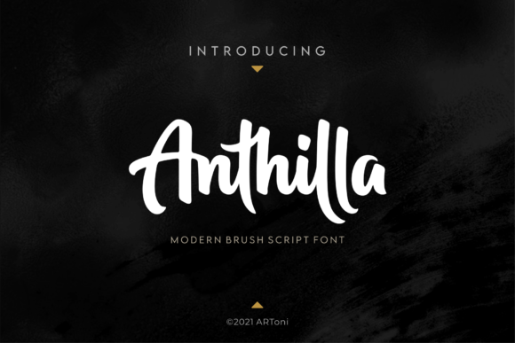 Anthilla: A Bold Script Font for Creative Makers