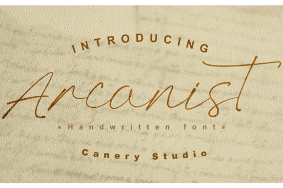 Arcanist: A Script Font for Creative Campaigns