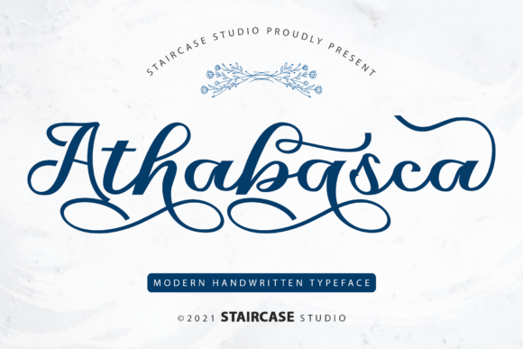 Athabasca Font: Elegant Script for Designers