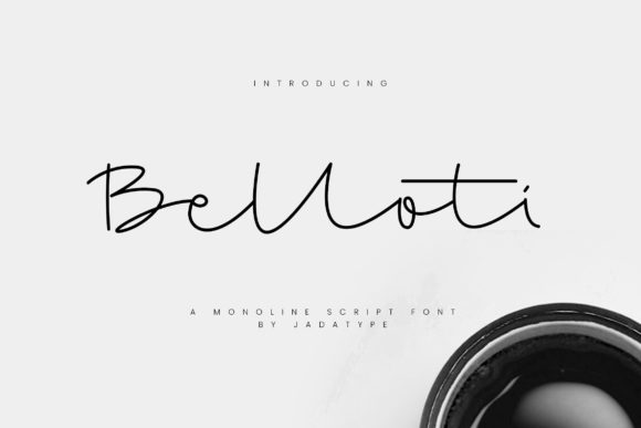 Belloti Font: Elegant Script for Editorial Design