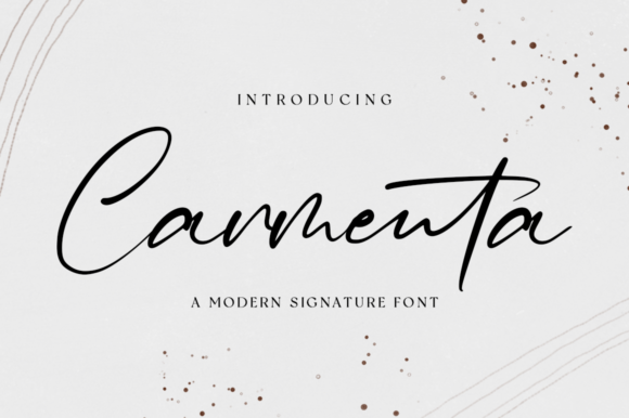 Carmenta Font for Creative Makers