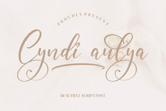 Cyndi Aulya Font for Elegant Design