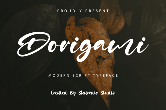 Dorigami Font for Creative Campaigns