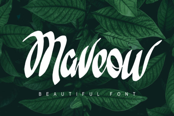 Maveow Font for Creative Makers