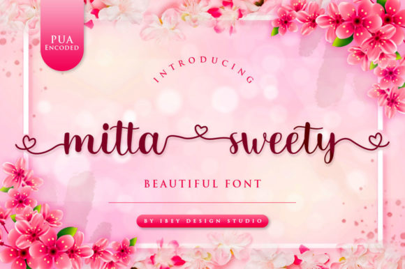 Mitta Sweety Font for Web Design