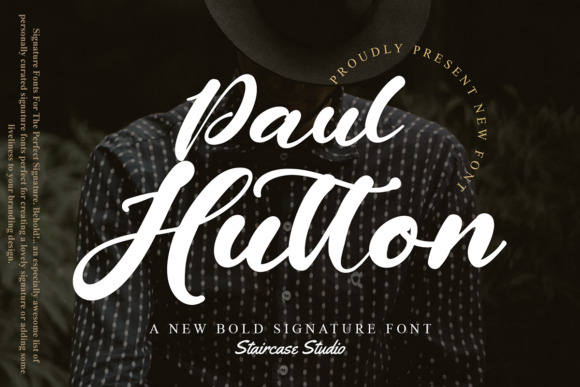 Paul Hutton Font for Creative Design
