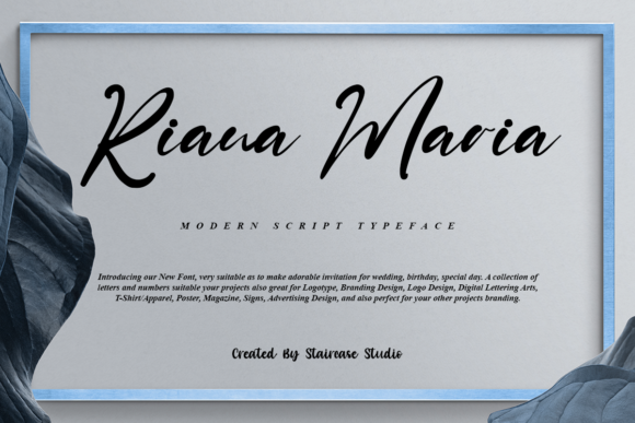 Riana Maria Font for Elegant Branding