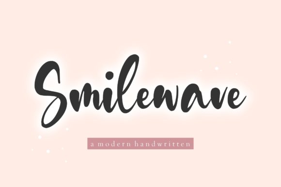 Smilewave Font for Elegant Design