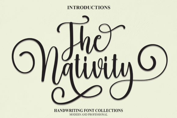 The Nativity Font for Creative Campaigns