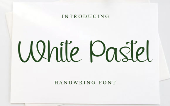 White Pastel Font for Creative Makers